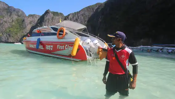 ทัวร์วันเดียวเที่ยวเกาะรอกใหญ่+เกาะห้า ประเทศไทย|ประสบการณ์ล่องเรือออกทะเล+เที่ยวเกาะ+ดำน้ำตื้น