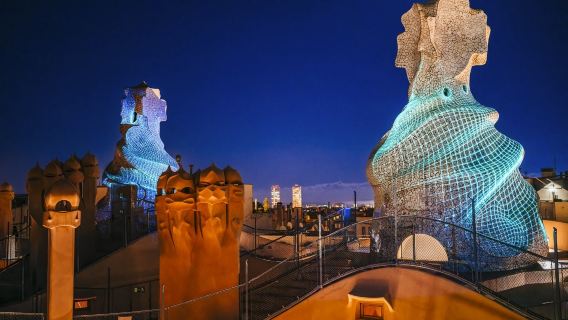 Casa Milà - La Pedrera: Guided Night Tour + Optional Dinner