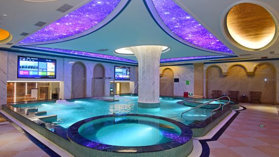 健康100度假湯泉(銀湖店)單人入場門票丨24H浴票+遊戲暢玩+免費游泳