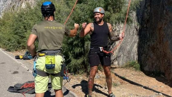 Rock Climbing in Crete with a Guide at Plakias Beach sectors