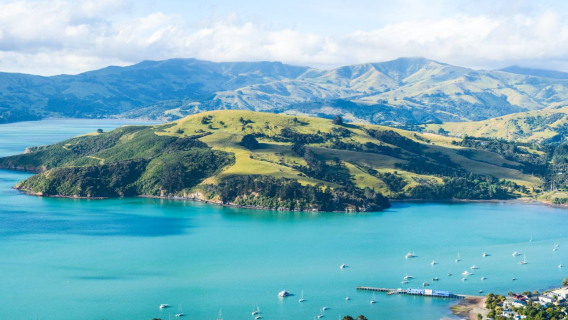 Akaroa - Banks Peninsula Lighthouse + The Giants House & Christchurch round-trip private chartered tour