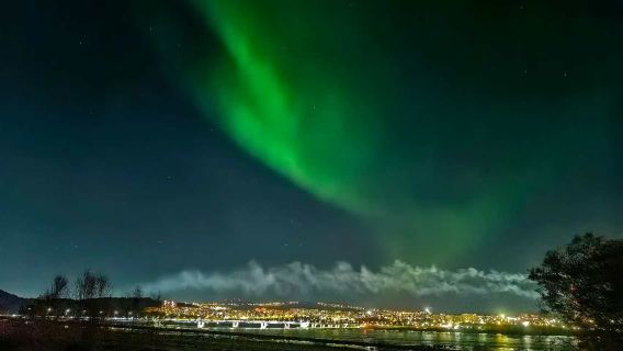 Мурманск, северное сияние, русские охотники за полярным сиянием, поездка в составе сборной группы