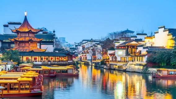 Nanjing: Kuil Konfusius + Kuil Bao'en Agung + Gunung Niushou|sewa kendaraan pribadi yang disesuaikan dalam bahasa Mandarin, Inggris, dan bahasa lainnya#