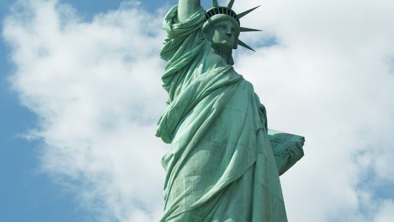 美國紐約自由女神像+華爾街+帝國大廈+時代廣場一日遊