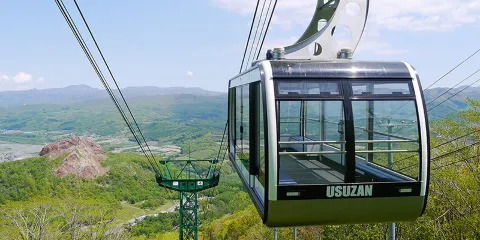 日本北海道有珠山纜車+洞爺湖+支笏湖一日遊:含午餐巴士觀光