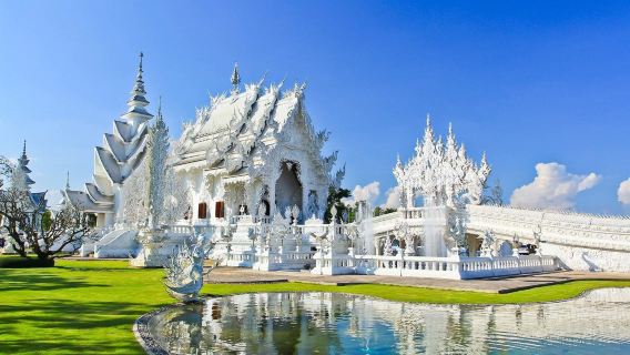 Passeio de um dia no Distrito de Mueang Chiang Rai: Templo Branco, Templo Azul e Museu Casa Preta