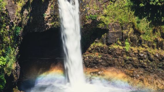 Amerika Syarikat Pulau Besar Hawaii - Air Terjun Pelangi - Taman Gunung Berapi - Sewaan Peribadi 8H Tiada Tiket - Bebas