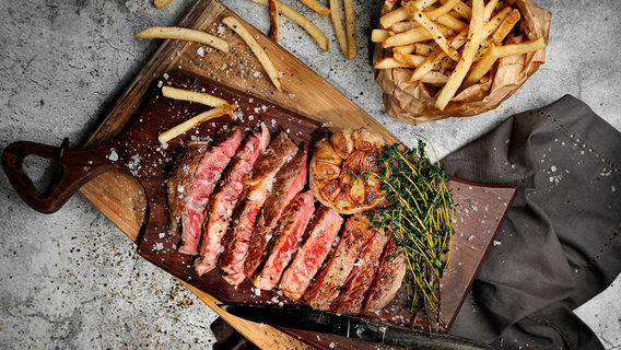 The Lounge & Bar at The Ritz-Carlton, Hong Kong - Prime Steak Three-Course Dinner (10% off)
