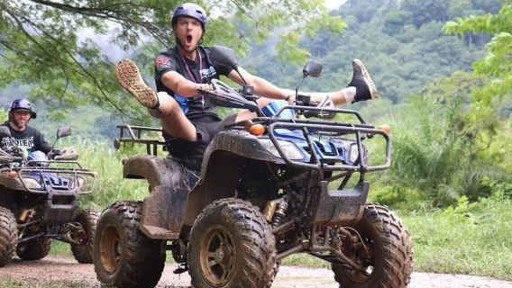 태국 푸켓 팡아만 일일 투어 [카약 래프팅 + ATV + 짚라인 + 원숭이 동굴]