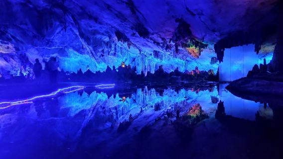 Guilin: Tour de medio día a la Cueva de la Flauta de Caña y la Plantación de Té