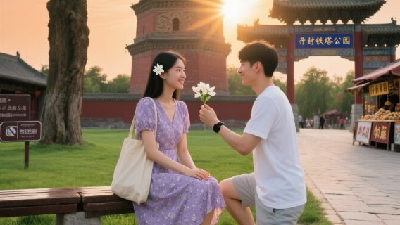 開封清明上河園旅拍【跟拍攝影親子照情侶閨蜜兒童跟拍家庭旅拍】