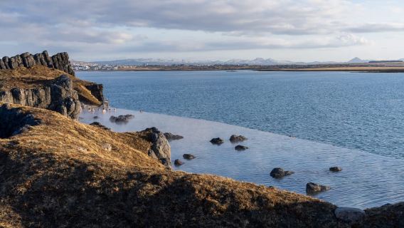Da Reykjavik: tour per piccoli gruppi della costa meridionale e della laguna celeste