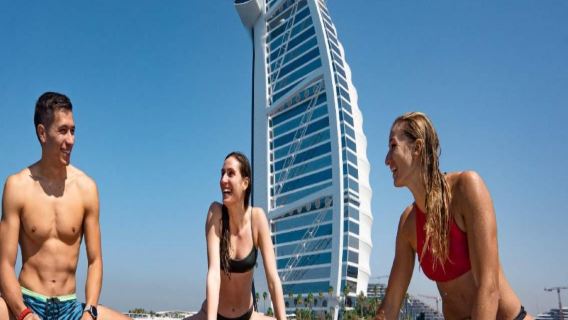 Esperienza di surf elettrico a Dubai, Arcipelago di Palm Jumeirah, Emirati Arabi Uniti 131064