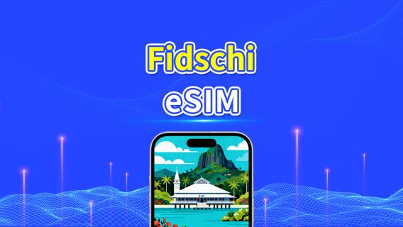Fidschi eSIM | 4G | Tägliches/Gesamt-Datenpaket | 1–30 Tage | 24-Stunden-Abrechnung | QR-Code