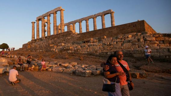 Capo Sunio e Tempio di Poseidone: tour al tramonto da Atene