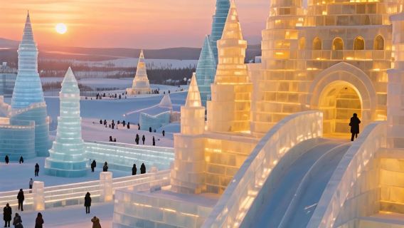 【親子深度遊玩】哈爾濱冰雪大世界+東北虎林園+哈爾濱工業大學航天館