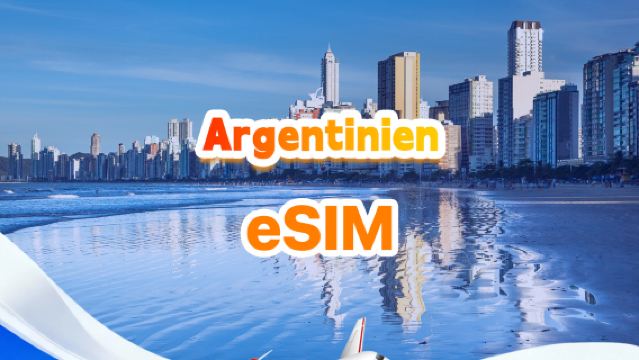 Argentinien 4G eSIM | Tagespaket/Gesamtpaket | 1 GB/Tag – insgesamt 30 GB | 1–30 Tage | QR-Code