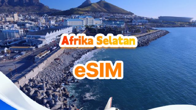eSIM 4G Afrika Selatan | Paket Harian/Total | 500MB/hari - Total 30GB | 1-30 hari | Format 24 jam | QR Code