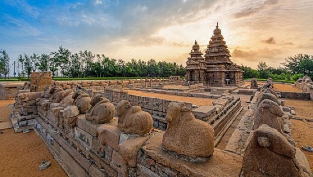 Tour privado de un día de Chennai a Kanchipuram y Mahabalipuram