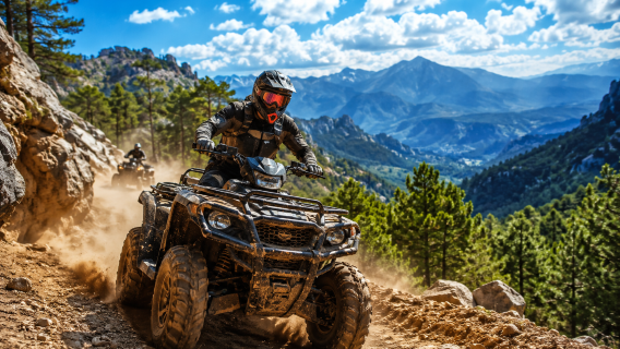 ATV Quad Safari-rundtur med offroad och tur- och returtransfer från Side