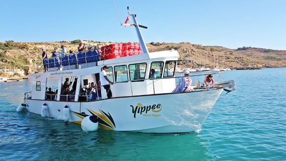 Malta: Blue Lagoon, Comino, & Gozo Boat Cruise