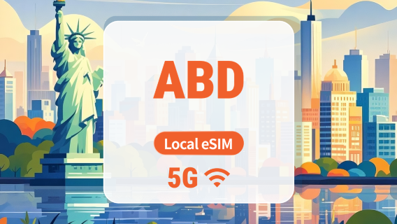 ABD T-Mobile 5G eSIM | Yerel IP • Tüm AI & TikTok | 15/30/60 Gün | QR Kod