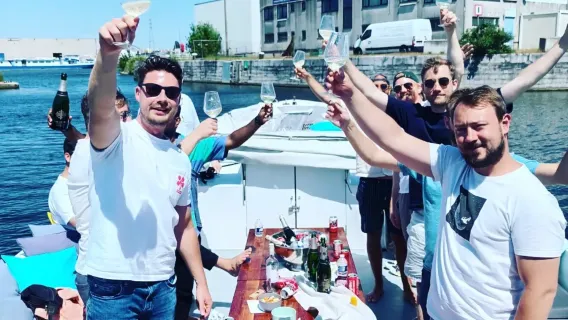 Floating Bachelor/Bachelorette party