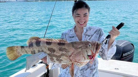 【拼船/散客拼團】新加坡專業海釣遊艇 — 4小時南部島嶼海釣之旅，盡享現釣現烤新鮮海鮮！