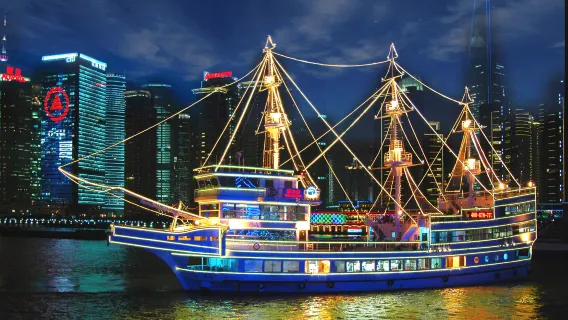 상하이황포강유람선야경+한국어가이드동행탑승및설명
