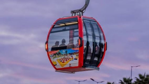 Agadir: Night Cable Car Round-Trip Ticket