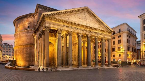 Roma: Masuk Prioritas Pantheon & Tur Berpemandu (Grup Kecil)
