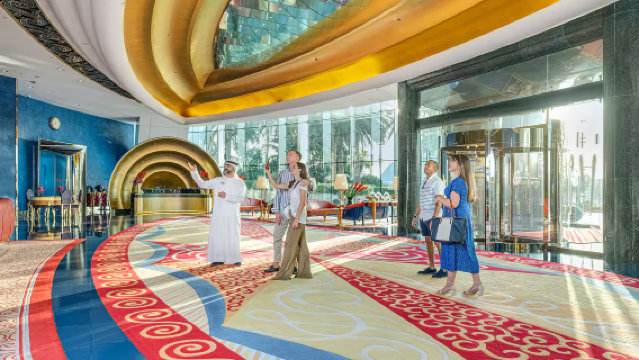 Tour all'interno del Burj Al Arab con visione nella Royal Suite (Pacchetto Tè Pomeridiano/Lounge opzionale)