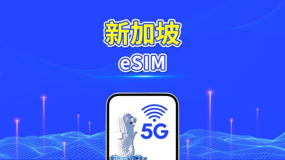 新加坡 eSIM 卡 | 5G/4G | 每日 / 總數據套餐 | 高速網絡 | 自然日計費 | 1-30 日 | QR 碼