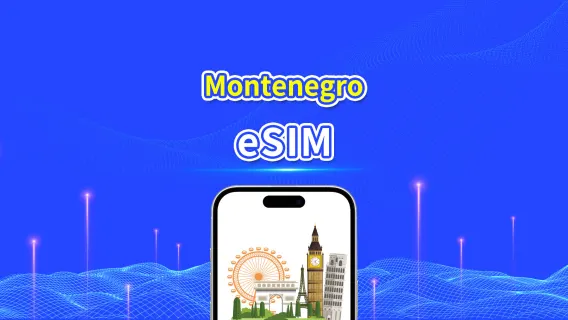 Montenegro eSIM | High-Speed ​​Data | 5G/4G | Daily/Data Package | 24-Hour | 1-30 Days | QR Code