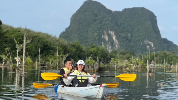 Krabi: Sonnenaufgang Din Daeng Doi und Kajaktour am Krabi Khlong Namsai