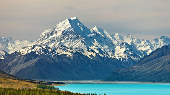 Gray Line Day Tour from Queenstown and Christchurch to Mount Cook and Lake Tekapo, New Zealand
