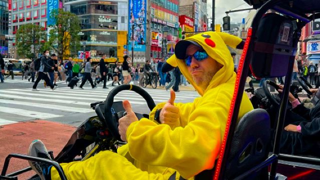 Aventura en karts por Shibuya, Tokio – 60 minutos de conducción