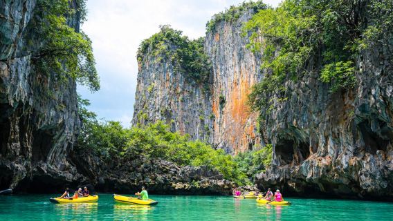 Phuket: James Bond Island & Phang Nga Bay 1-Day Sea Canoeing Tour with Lunch by Big Boat