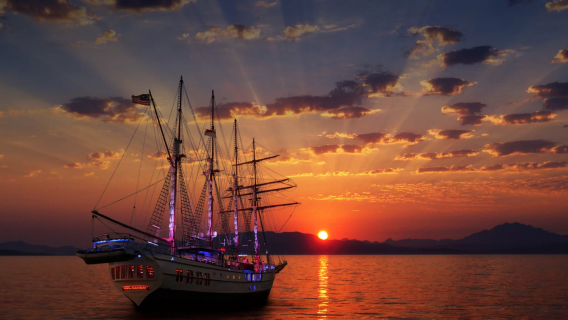 Экскурсия на парусном судне "Королевский Альбатрос" / Royal Albatross Luxury Tall Ship Cruise