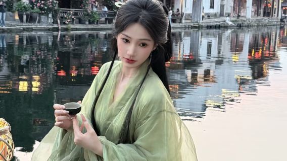 Fotografi Perjalanan Bandar Lama Nanxun [Semua gambar asal diberikan, sesi fotografi satu lawan satu dengan pengiring, boleh menyediakan pakaian, solek dan penyuntingan profesional]