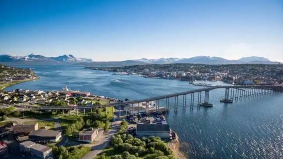 Lawatan sehari ke bandar Tromso Norway | Katedral Artik + Muzium Kutub + Pelabuhan Bandar Lama