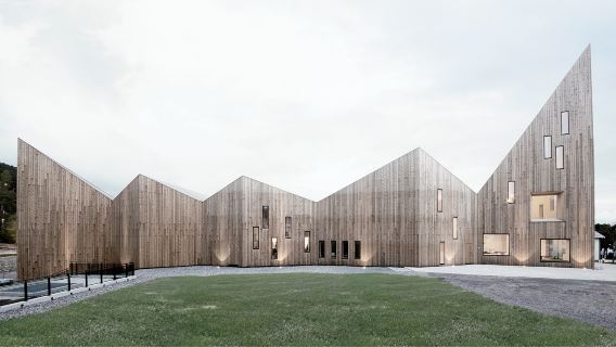 Norway + Molde Cathedral + Romsdal Museum of History and Culture + Aker Stadium