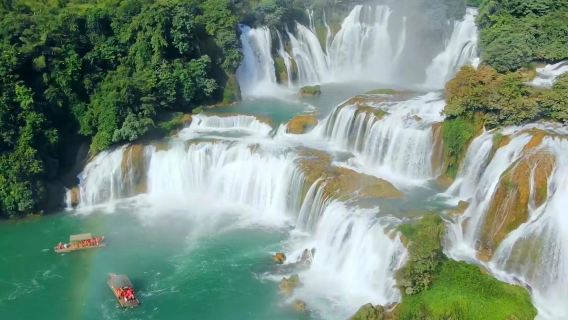 德天跨國瀑布景區全景包車/共乘一日遊:南寧/崇左接駁+贈德天接駁車