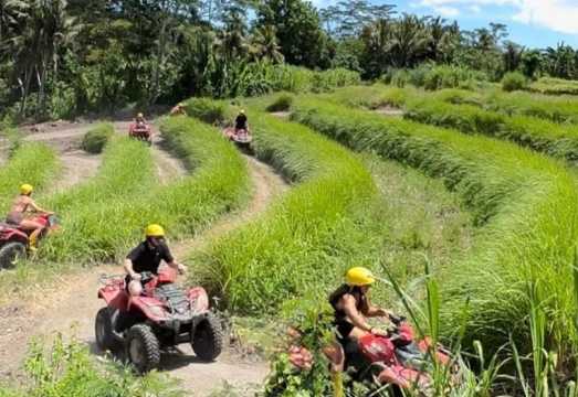 Combo Ubud Bali ATV Quad Bike and Telaga Waja River Rafting with Lunch