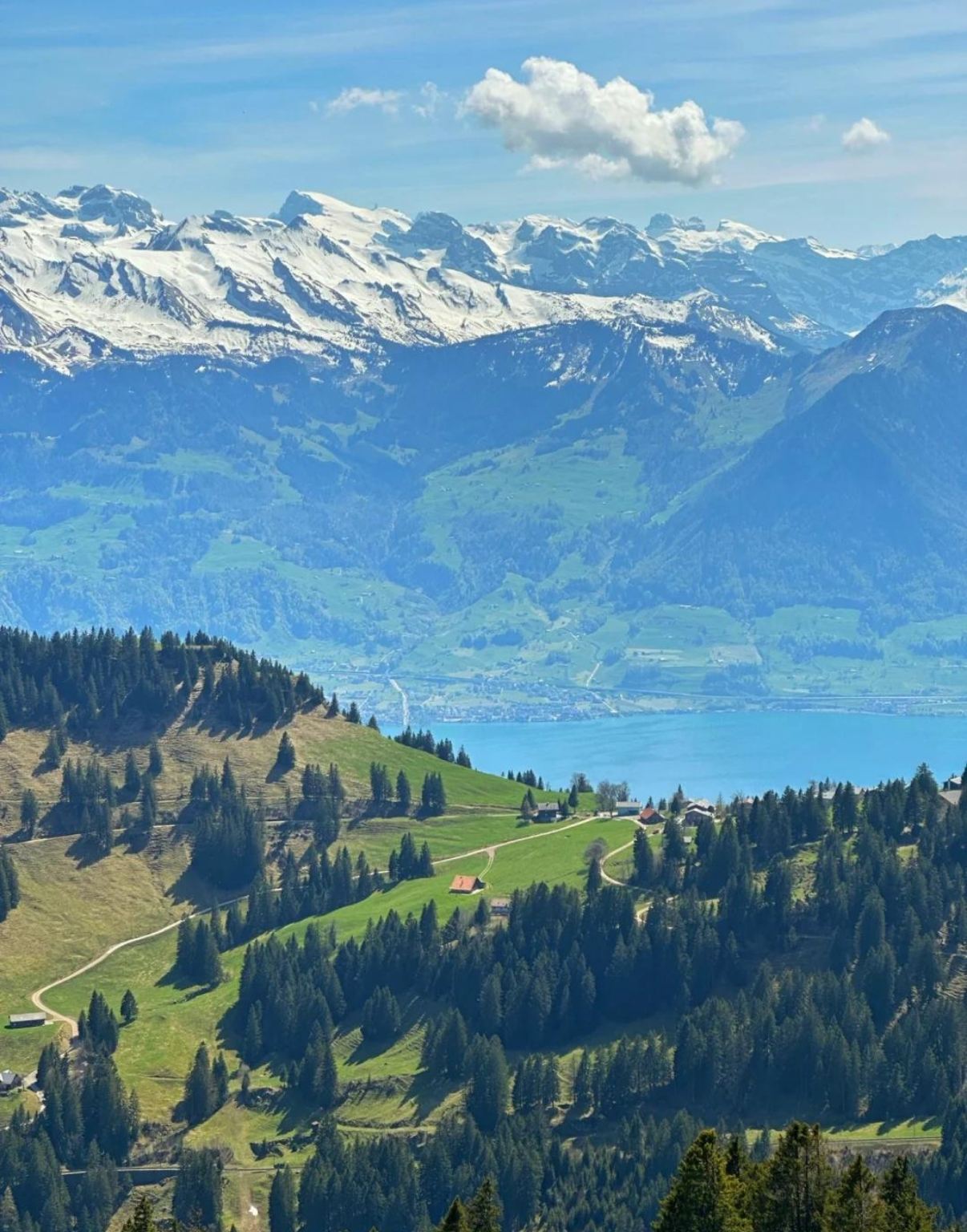 湖城雙山記：蘇黎世老城湖 + 瑞吉皮拉圖斯山與教堂獅像邂逅