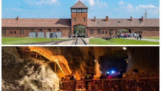 From Krakow: Auschwitz and Wieliczka Salt Mine Full-Day Trip