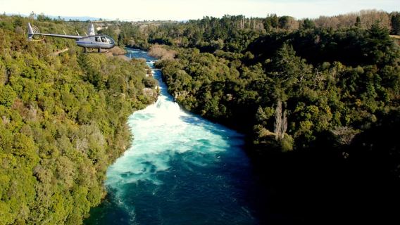 Taupo: Huka Falls Helicopter Ride