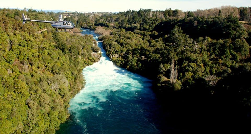 Taupo: Huka Falls Helicopter Ride