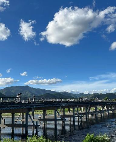 京都嵐山+小火車+渡月橋一日遊【嵯峨野竹林 中文包車遊】