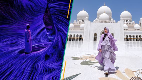 Desde Dubái: tour por la ciudad de Abu Dabi con experiencia teamLab